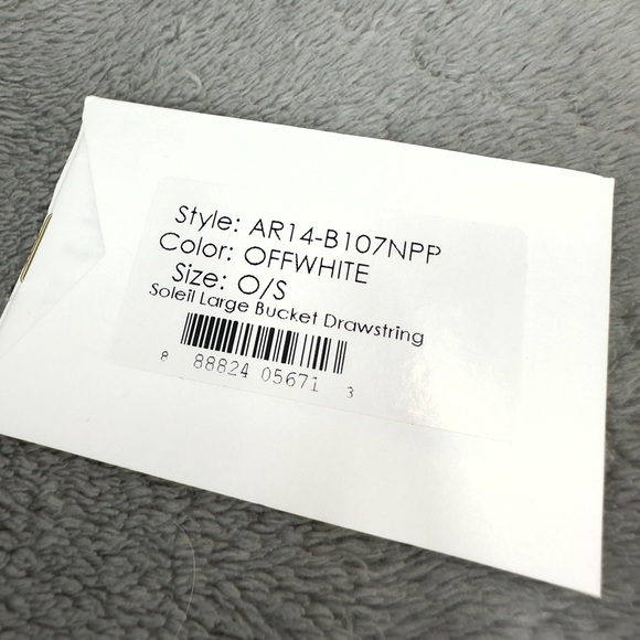 3.1 Phillip Lim Soleil Large Bucket Bag Off White Leather Purse Matching Pouch - Picture 3 of 16